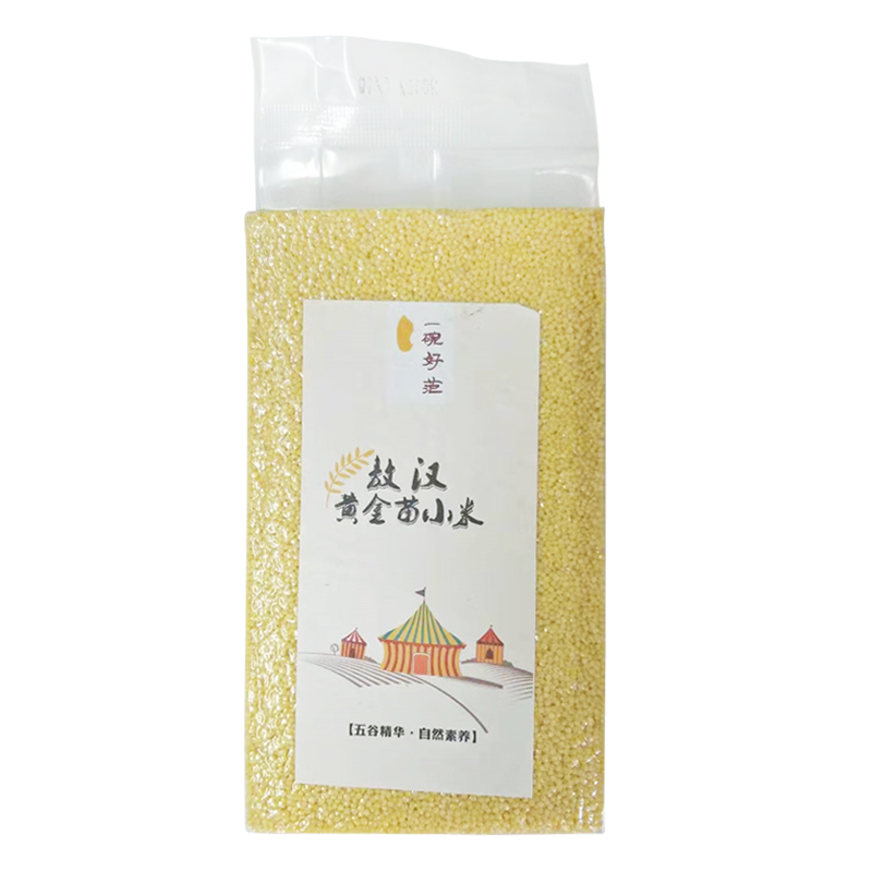 内蒙古赤峰敖汉黄小米草原特级新小米月子粥杂粮月子粥2700g