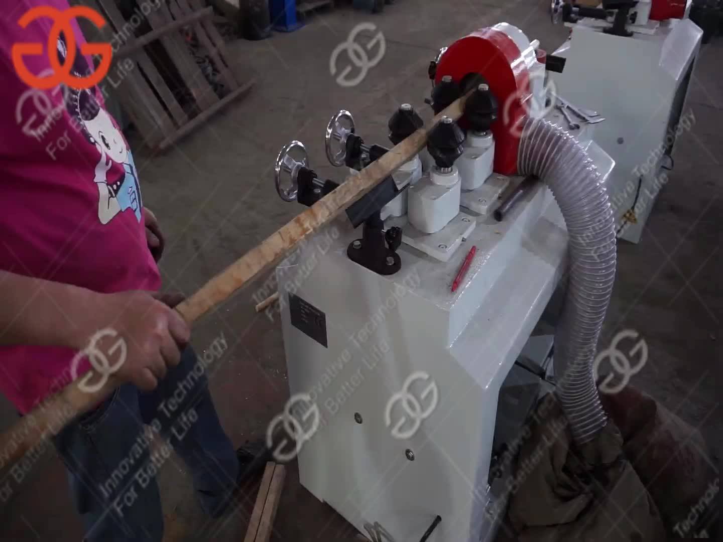 Automatic Industrial Round Rod Wooden Shovel Stick Molding Machine Wood Broom Handle Making