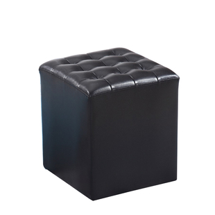 真皮小凳子家用皮墩子沙发凳试衣间换鞋凳KTV客厅皮凳圆凳方凳子