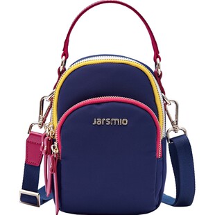ins超火包2024新款尼龙迷你手机小包土酷包女斜挎牛津单肩手提包
