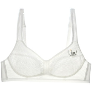 百伶百俐内衣女薄款少女文胸初中高中学生平胸发育期胸罩透气bra
