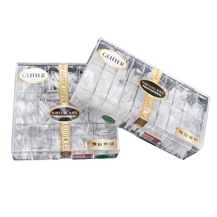 格丽特美甲贴片进口日式甲片超薄无痕仿真假片软做半贴全贴600片