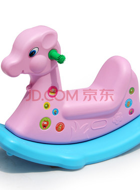 早教幼儿园加厚单色摇摇马包邮