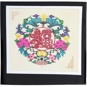 中国特色手工艺品剪纸摆件纪念居家装饰品手工剪纸摆台送老外礼品