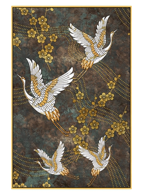 装饰画展厅吉祥寓意会客室仙鹤