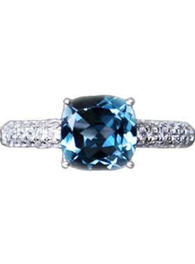 网红同款戒指女日韩纯银镀白金