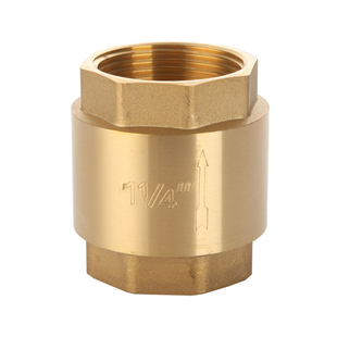 全铜内外丝止回阀4分6分1寸水管管道水表弹簧单向阀立式止逆阀