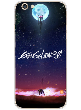 新世纪福音战士eva苹果iPhone6/7/8plus手机壳vivox9s三星oppor11