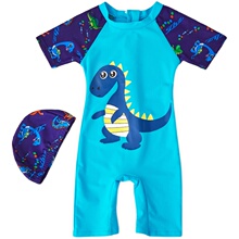 男童连体小中大童婴幼防晒游泳衣