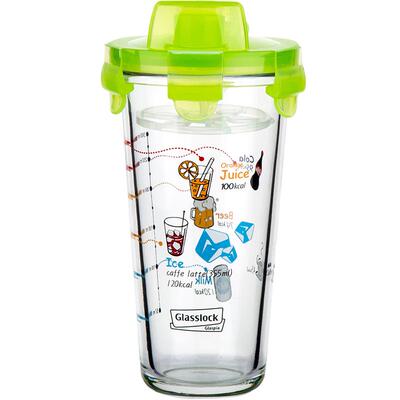 GLASSLOCK卡通刻度玻璃水杯