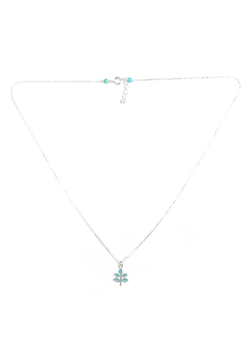 纯银滴釉两色可选项链