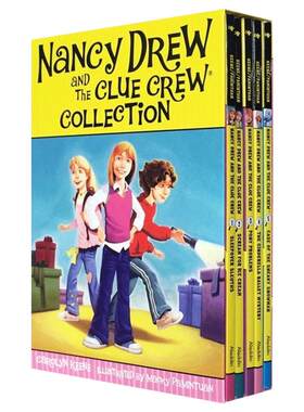 少女妙探南希朱尔和线索船员5册盒装英文原版 The Nancy Drew and the Clue Crew Collection 侦探故事 初级桥梁章节书