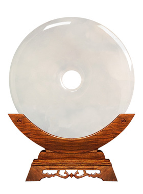 天然玉石大号电视柜招财和氏璧