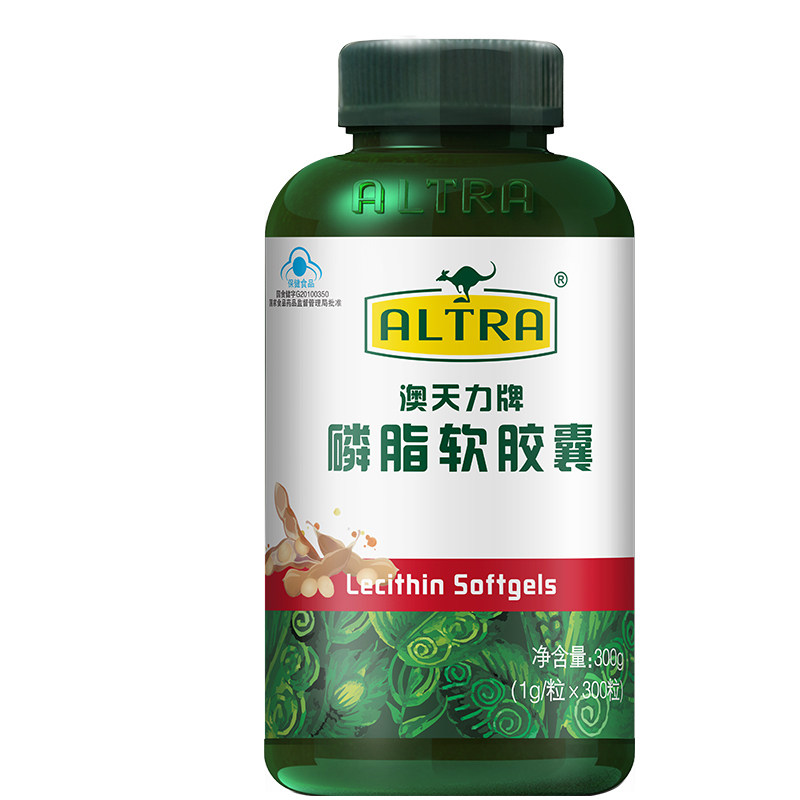 澳天力牌磷脂软胶囊 1g/粒*300粒