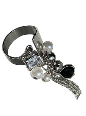 ceroenmi华丽风邂逅流苏镀金珍珠