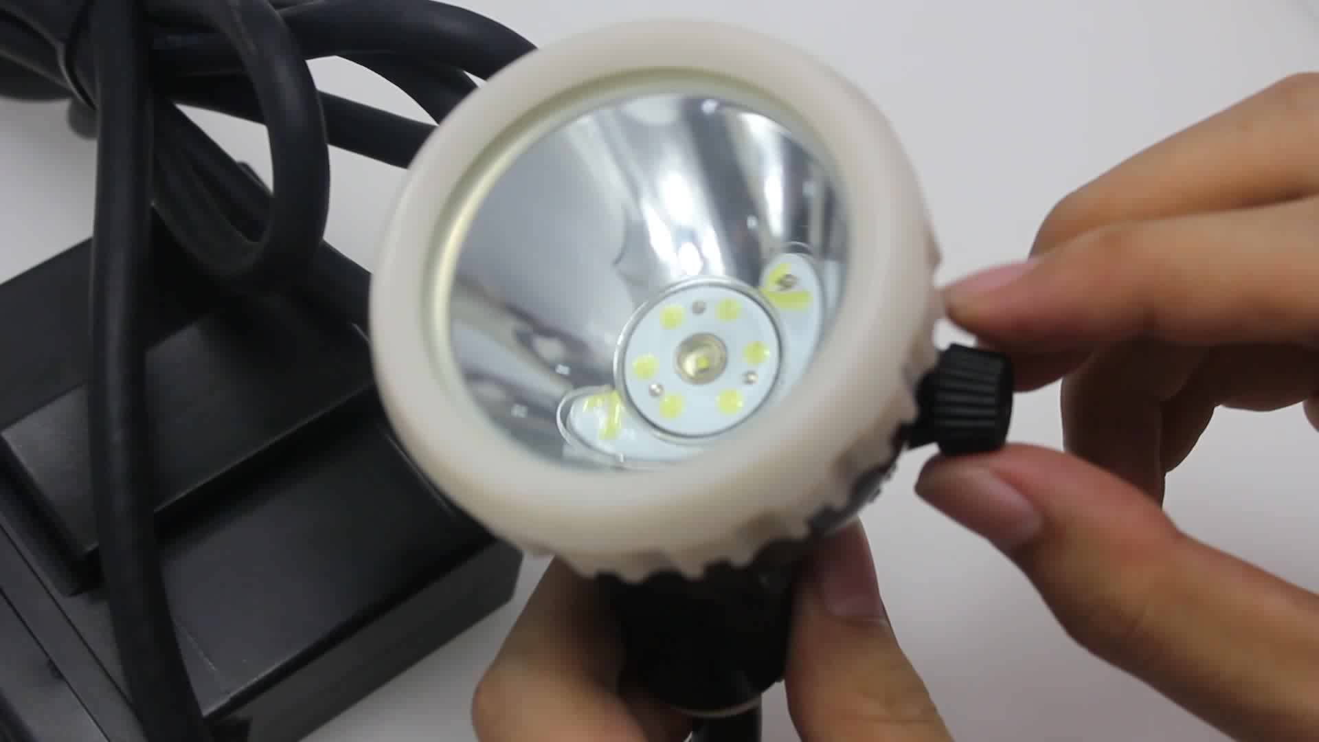 10000lux Led Flashlight Kl5m Corded Mining Cap Lamp Headlamp Waterproof