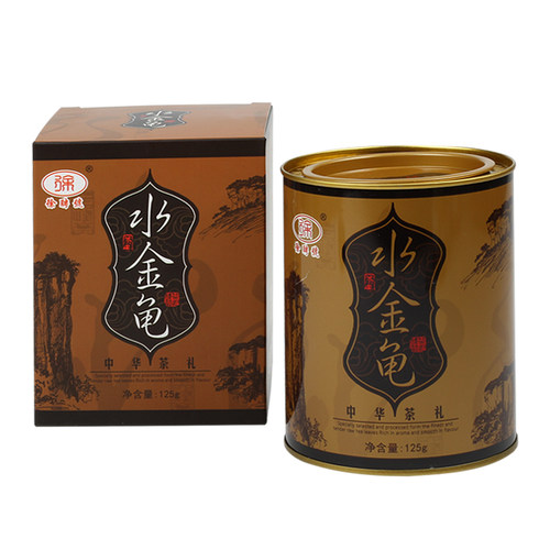 徐聘号四大名枞武夷山水金龟岩茶大红袍罐装碳焙浓香乌龙茶125g