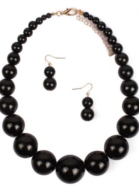 爆款欧美风简约时尚女仿珍珠颈链