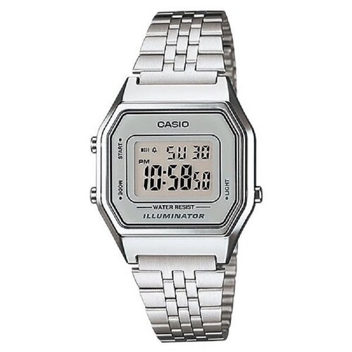 卡西欧CASIO 复古电子小方块表女士手表LA680WA-2B/7D LA670WA