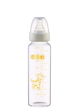 爱得利玻璃带防摔拆卖帽盖奶瓶