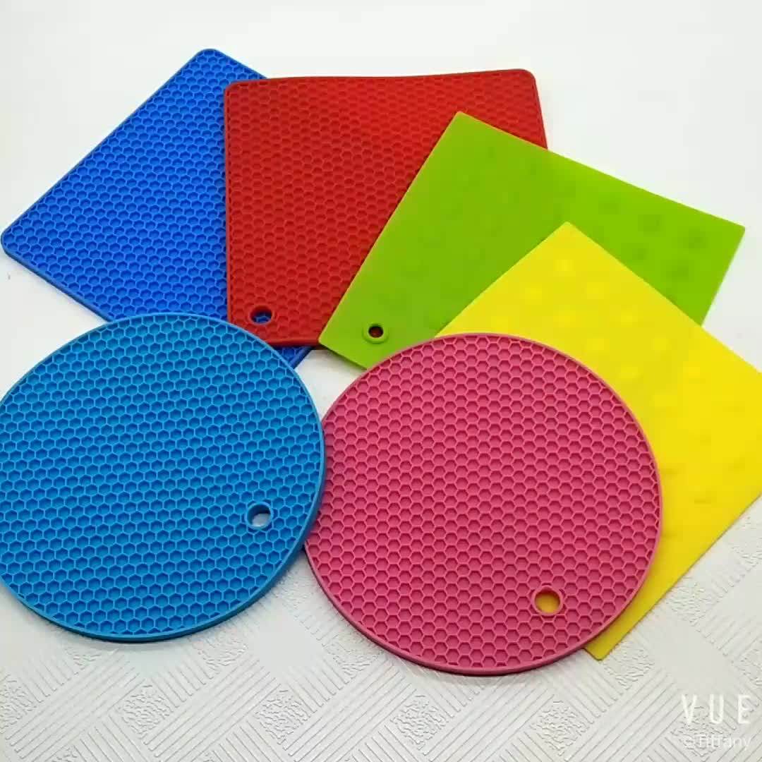 Premium Silicone Trivet Mats,Multi Purpose High Heat Resistant