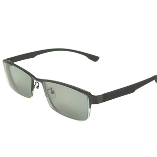 有带度数的墨镜男可配感光变色近视眼镜大脸宽定制偏光太阳镜开车