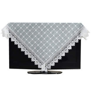 茶几桌布圆桌床头柜洗衣机盖布电视防尘罩冰箱巾棉麻遮灰遮盖布