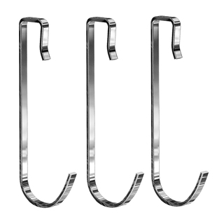 加粗304不锈钢厨房挂钩 挂香肠鱼挂腊肉 挂肉S钩 J钩家用无痕钩子