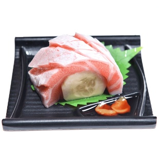 当天现切冰鲜三文鱼腩250g  新鲜生鱼片刺身寿司海鲜拼盘辅食