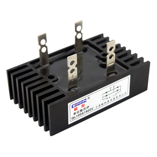 上海椿树单相整流桥QL35A50A100A1600V桥式整流器桥堆大功率直流