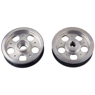 计米轮电线电缆设备配件阳极铝制轮押出挤出机喷瓷导轮计米器压轮