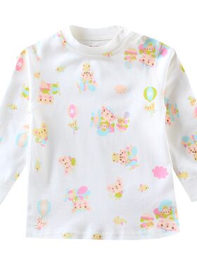 开心洛洛全棉幼儿秋冬内衣裤套装