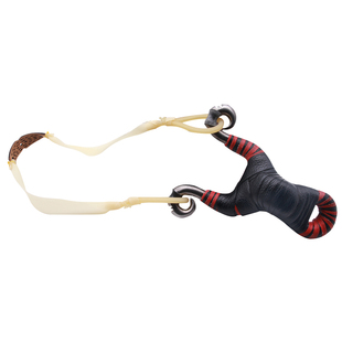 弹弓皮筋高弹强力暴力耐用户外专用传统钛钢卡珠扁皮拖挂圆皮筋组