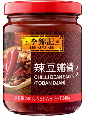 港版李锦记辣豆瓣酱系列酱料240g