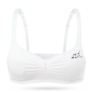 百伶百俐秋薄款少女发育期二阶段内衣纯棉无钢圈初高中学生文胸罩
