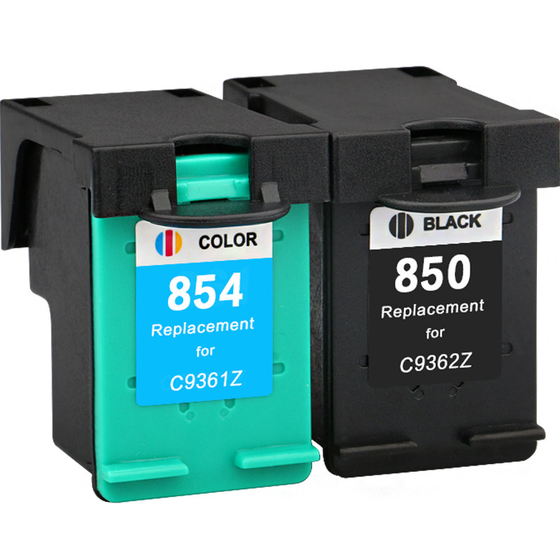 彩格适用惠普HP850墨盒黑色HP854彩色Deskjet 5440 2570 7800 5438 1508 7838 6318 C3188 4188打印机墨盒