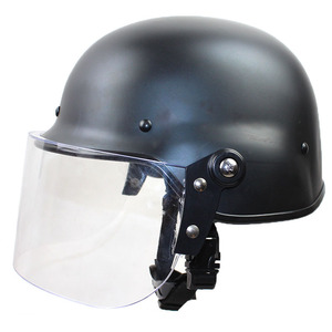 M88钢盔特战版全钢头盔 + 透明防暴面罩 安保军迷战术头盔