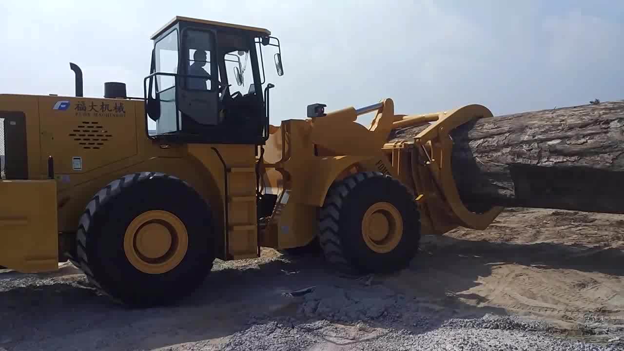 Large Timber Wood Log Wheel Loader With Clamp Buy Timber Loader,Log