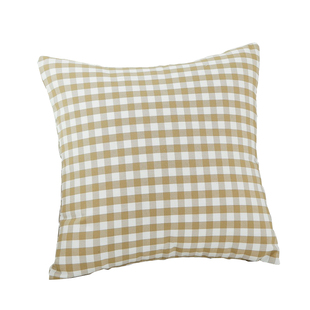 北欧风格简约现代长条纹格子沙发抱枕套长方形靠垫地中海靠枕布艺