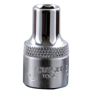 捷科工具六角花型E系列套筒1/2大棘轮3/8中飞1/4小块版