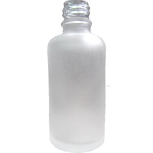 现货供应化妆品分装瓶盖店内选 50ml白色透明磨砂玻璃精油瓶空瓶