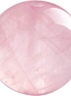 天然粉水晶手链半成品散珠