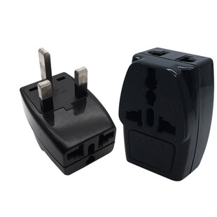 英标3方脚旅行转换插头港版适配器适用于英国/马来西亚等国家使用