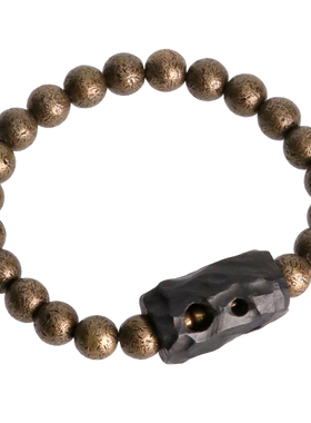 曲尾花复古铜手链个性手串饰品