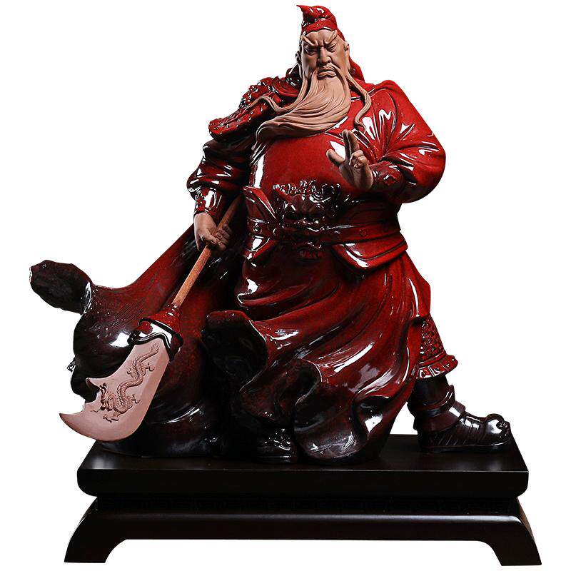 东方泥土陶瓷德化艺术风武财神