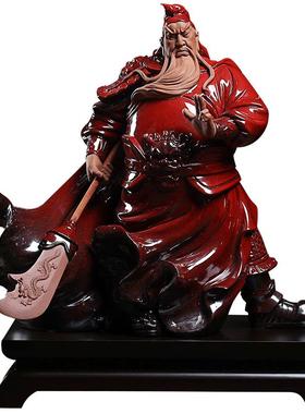 东方泥土陶瓷德化艺术风武财神