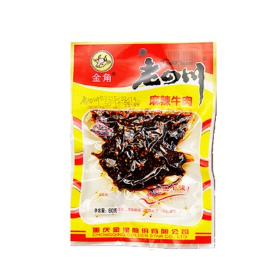 金角重庆休闲零食麻辣牛肉干