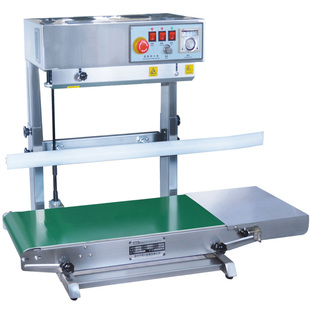 丰博立式连续封口机自动薄膜塑料袋铝箔落地墨轮印字加高大米喷码