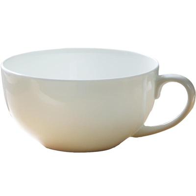 燕麦碗大容量带把可爱风牛奶杯