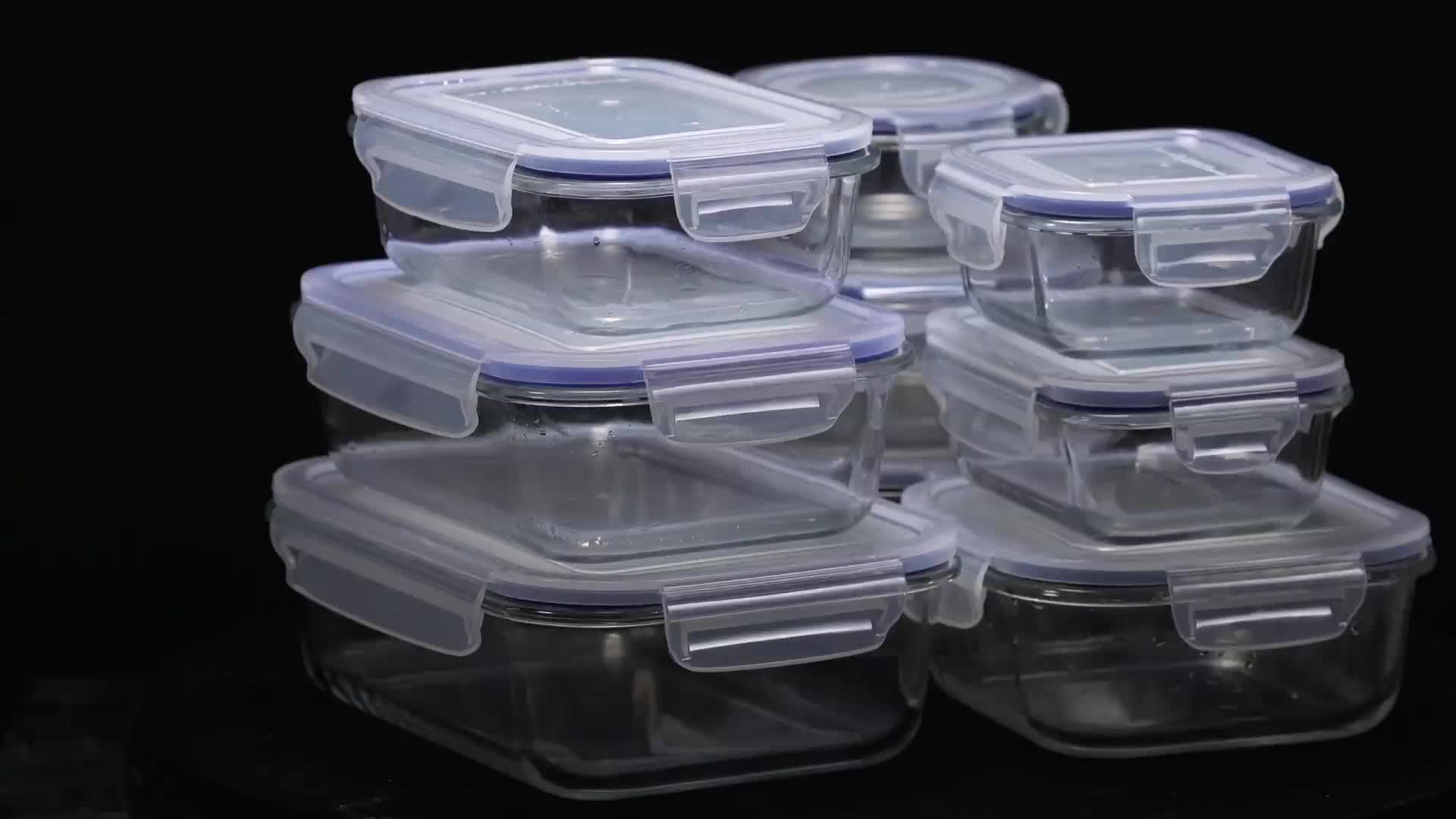Heated Glass Bento Box Meal Prep Container Set Bpa Free Lunch Box 18